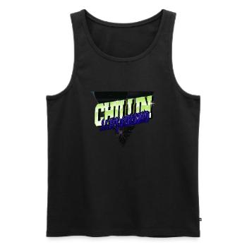gay lgbt one race statement funny 4th of july - Männer Premium Bio Tank Top - Schwarz - Vorne - Michal (187cm)