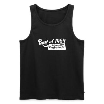 1964 - Männer Premium Bio Tank Top - Schwarz - Vorne - Michal (187cm)