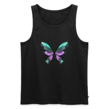 Fairy Wings - Men's Premium Organic Tank Top - black - Front - AI Model Male 178 light (178cm)