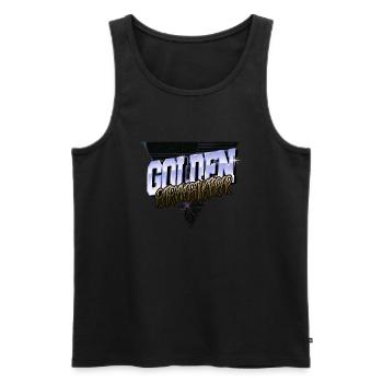 Favorite Dog German Shepherd Funny Love Statement - Men's Premium Organic Tank Top - black - Front - Michal (187cm)
