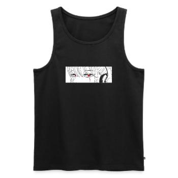 Klang Träumer - Männer Premium Bio Tank Top - Schwarz - Vorne - AI Model Male 178 light (178cm)