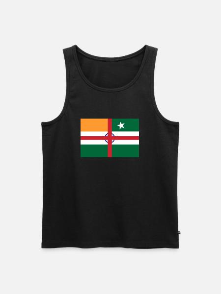 Anglo-Indian-Pakistan - Men's Premium Organic Tank Top - black