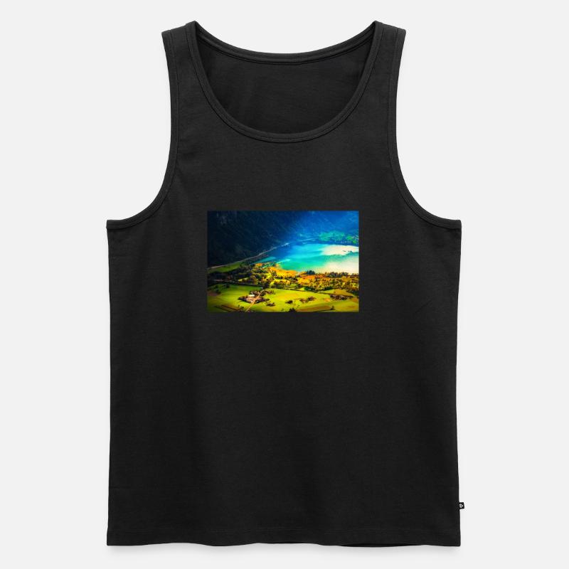 SEELICHT - Männer Premium Bio Tank Top - Schwarz
