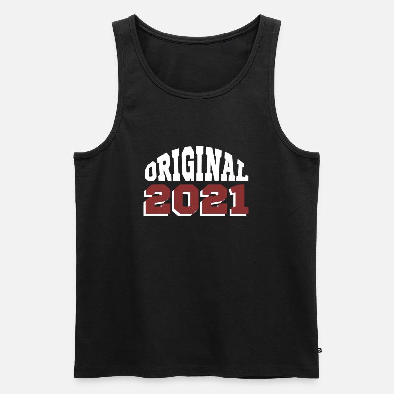Ursprünglich: 2021 - Männer Premium Bio Tank Top - Schwarz