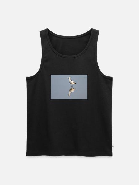Avocet - Men's Premium Organic Tank Top - black