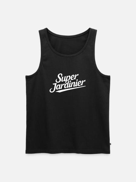 Super Jardinier - Débardeur bio Premium Homme - noir