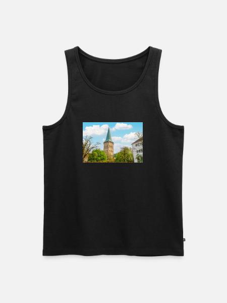 St. Catherine's Church Osnabrück - Men's Premium Organic Tank Top - black