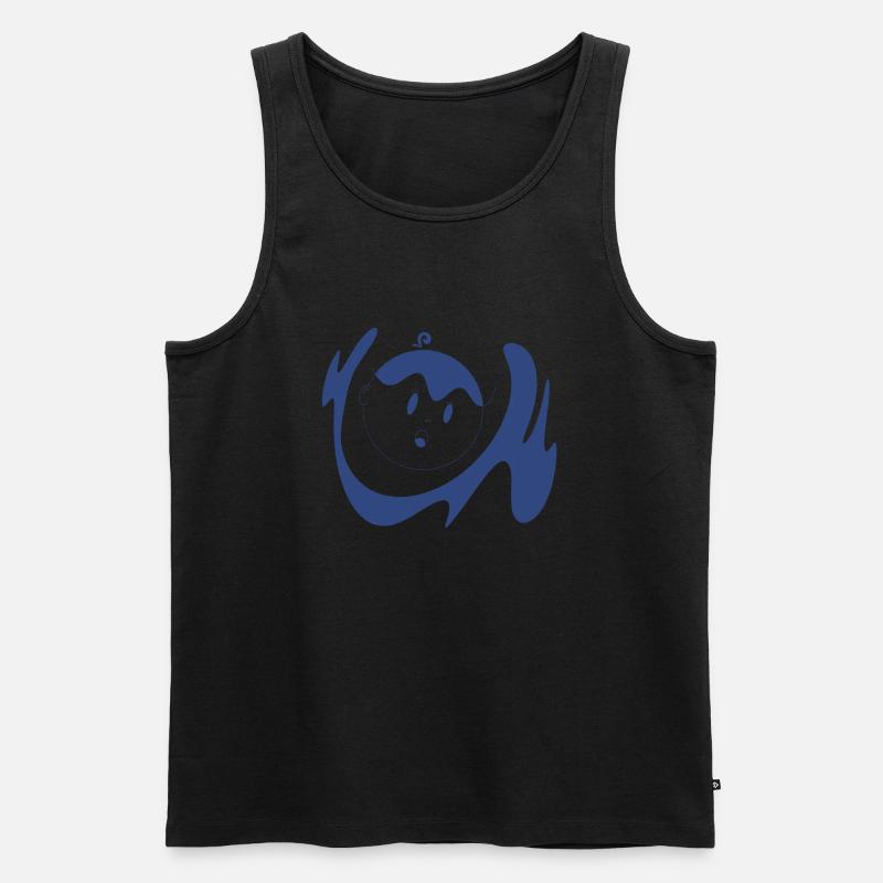 Fühlen Sie sich frei - Männer Premium Bio Tank Top - Schwarz