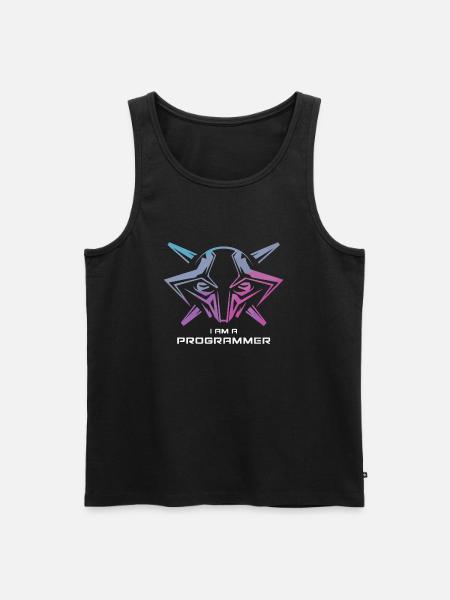 ICH BIN TECHNIKER - Männer Premium Bio Tank Top - Schwarz