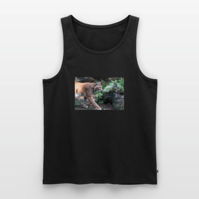 Eurasischer Luchs oder Nördlicher Luchs Männer Premium Bio Tank Top