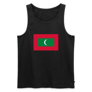Maldives - Débardeur bio Premium Homme - noir - Devant - Michal (187cm)