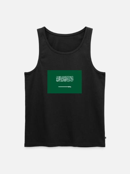 Saudi Arabia - Men's Premium Organic Tank Top - black