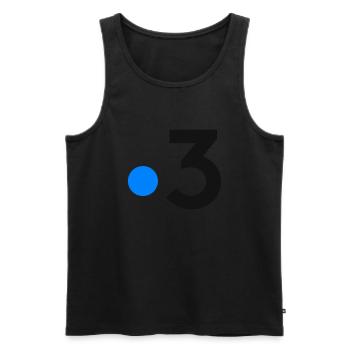 maroc 3 stickers - Débardeur bio Premium Homme - noir - Devant - Michal (187cm)