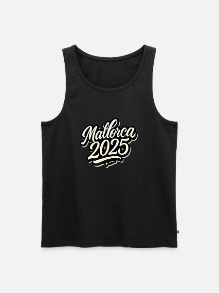Mallorca 2025 - Men's Premium Organic Tank Top - black