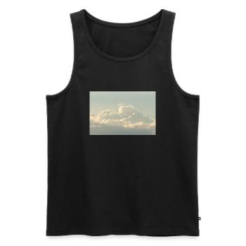 Luftschloss - Männer Premium Bio Tank Top - Schwarz - Vorne - Michal (187cm)