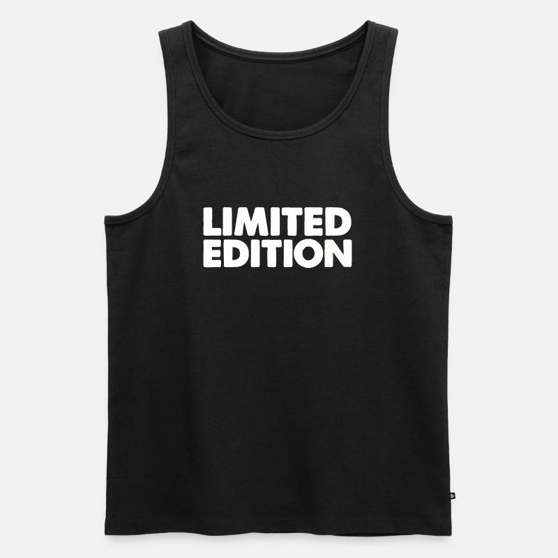 limited edition 01 - Männer Premium Bio Tank Top - Schwarz