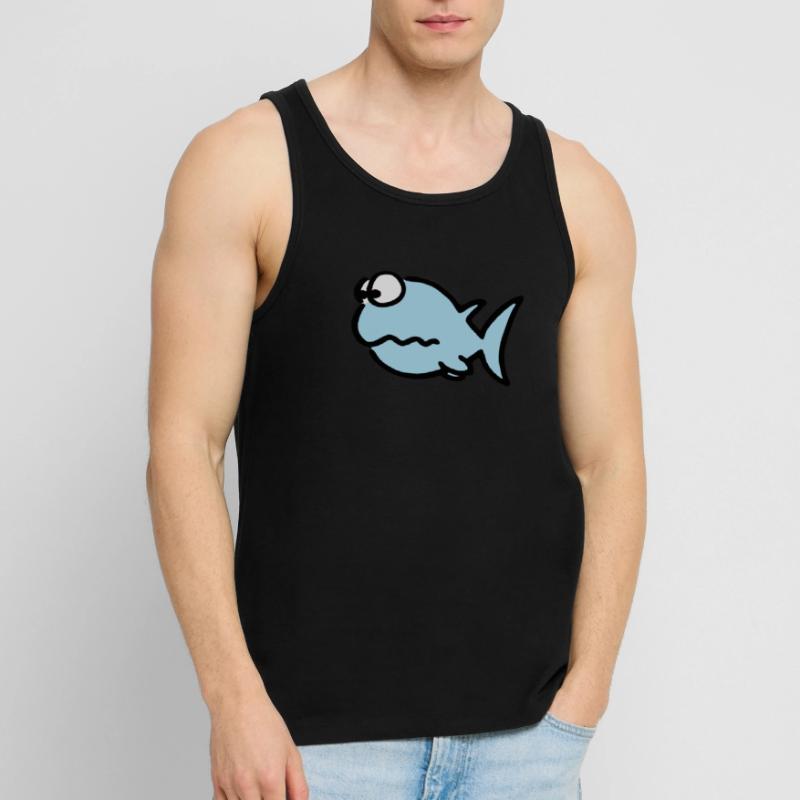 Puzzled fish Männer Premium Bio Tank Top