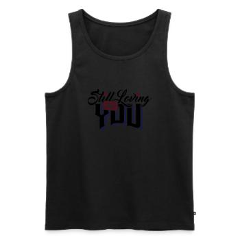 Still Loving You! - Männer Premium Bio Tank Top - Schwarz - Vorne - AI Model Male 178 light (178cm)