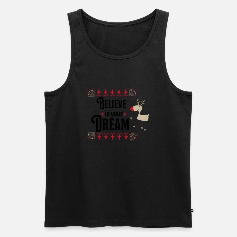 Weihnachten - Männer Premium Bio Tank Top - Schwarz