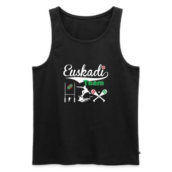 Euskadi Team Sport 06 - Männer Premium Bio Tank Top - Schwarz - Vorne - AI Model Male 178 light (178cm)