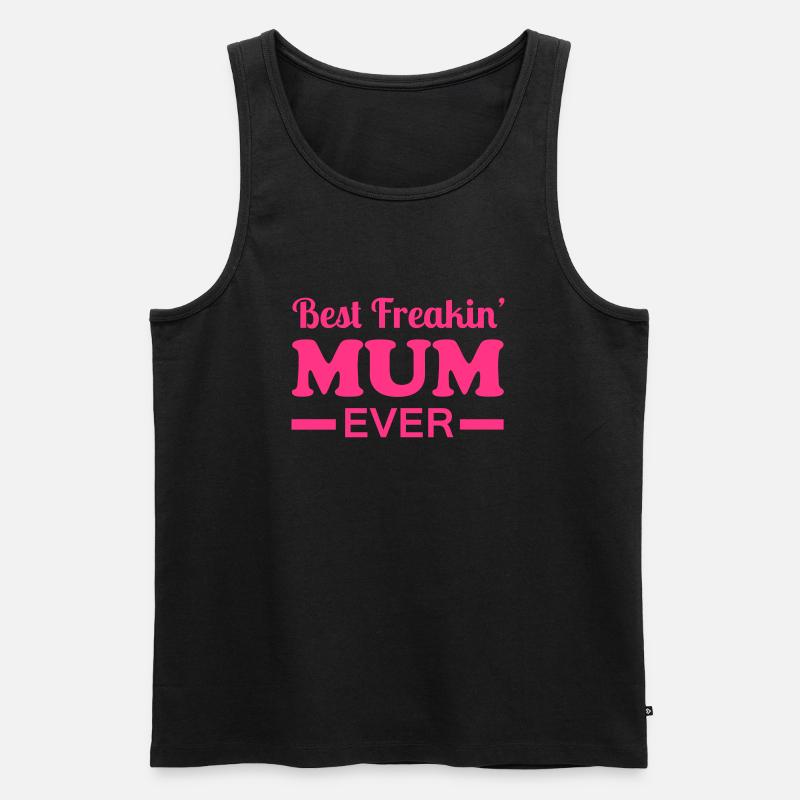 Mum - Men's Premium Organic Tank Top - black