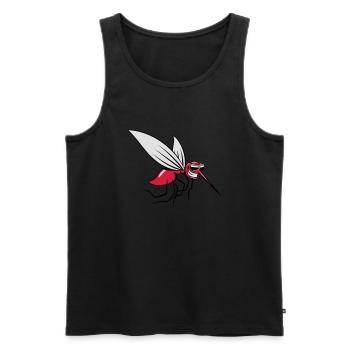 Mücke witzig stechen comic sonnenbrille - Männer Premium Bio Tank Top - Schwarz - Vorne - AI Model Male 178 light (178cm)