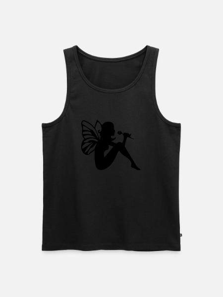 Elfe - Männer Premium Bio Tank Top - Schwarz