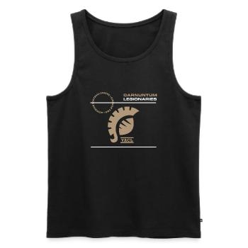 Season 2022 Division II - Männer Premium Bio Tank Top - Schwarz - Vorne - Michal (187cm)