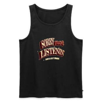 swim bike run triathlete gift swimsuit tshirts - Men's Premium Organic Tank Top - black - Front - Michal (187cm)