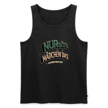 doggie humor lieblingshund bluthund tier geschenk - Männer Premium Bio Tank Top - Schwarz - Vorne - AI Model Male 178 light (178cm)