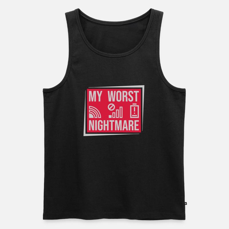 Shield my worst nightmare - Men's Premium Organic Tank Top - black
