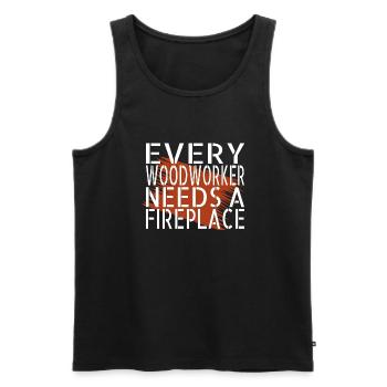 gift john carpenter tshirts axes - Männer Premium Bio Tank Top - Schwarz - Vorne - Michal (187cm)