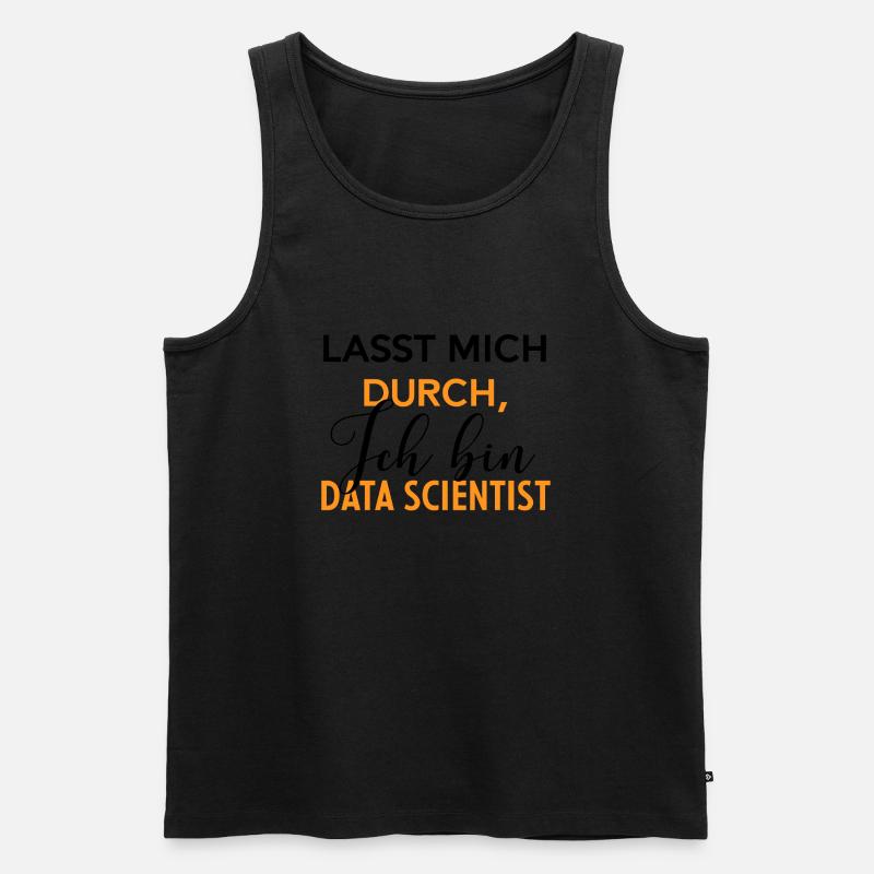 Data Scientist Datenanalyst Lustiges - Männer Premium Bio Tank Top - Schwarz