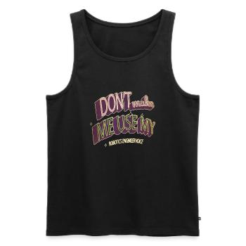 Robots Christmas Vacation Robotics Boys Christmas - Men's Premium Organic Tank Top - black - Front - Michal (187cm)