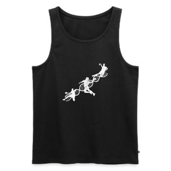 Handball Club Handball Joueur Handball Handball Joueur - Débardeur bio Premium Homme - noir - Devant - Michal (187cm)