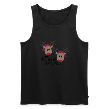 Gemini forever - Men's Premium Organic Tank Top - black - Front - AI Model Male 178 light (178cm)