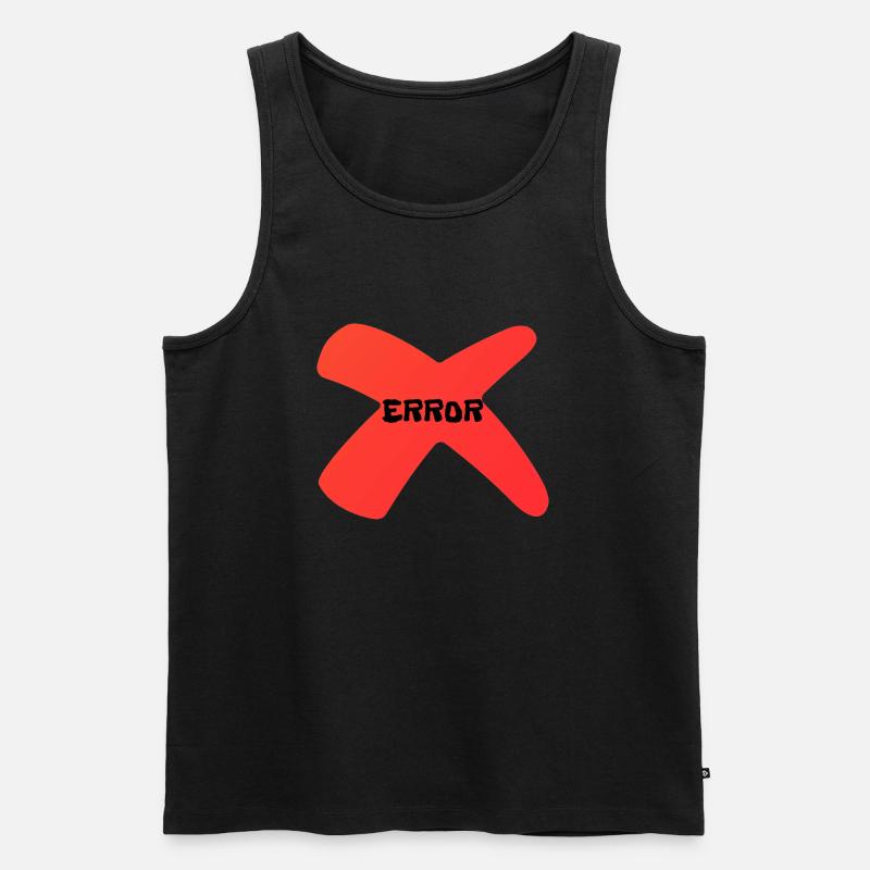 Fehler - MKB - Männer Premium Bio Tank Top - Schwarz