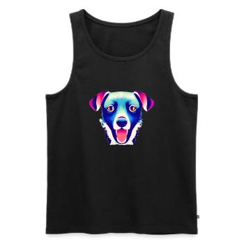 Hund Labrador Haustier Hundehalter Geschenk Hunde - Männer Premium Bio Tank Top - Schwarz - Vorne - Michal (187cm)