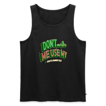 Beach Sayings Christmas Dinosaur Fan Humor Baby - Men's Premium Organic Tank Top - black - Front - Michal (187cm)