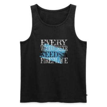 humor birthday gift hobbyists - Männer Premium Bio Tank Top - Schwarz - Vorne - AI Model Male 178 light (178cm)