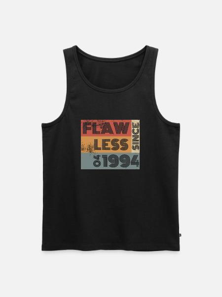 30th Birthday Flawless since 04/1994 - Men's Premium Organic Tank Top - black