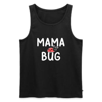 Mama Bug Ladybug Mom Funny - Men's Premium Organic Tank Top - black - Front - AI Model Male 178 light (178cm)