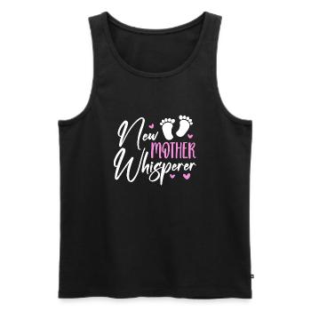 New Mother whisperer - Männer Premium Bio Tank Top - Schwarz - Vorne - Michal (187cm)