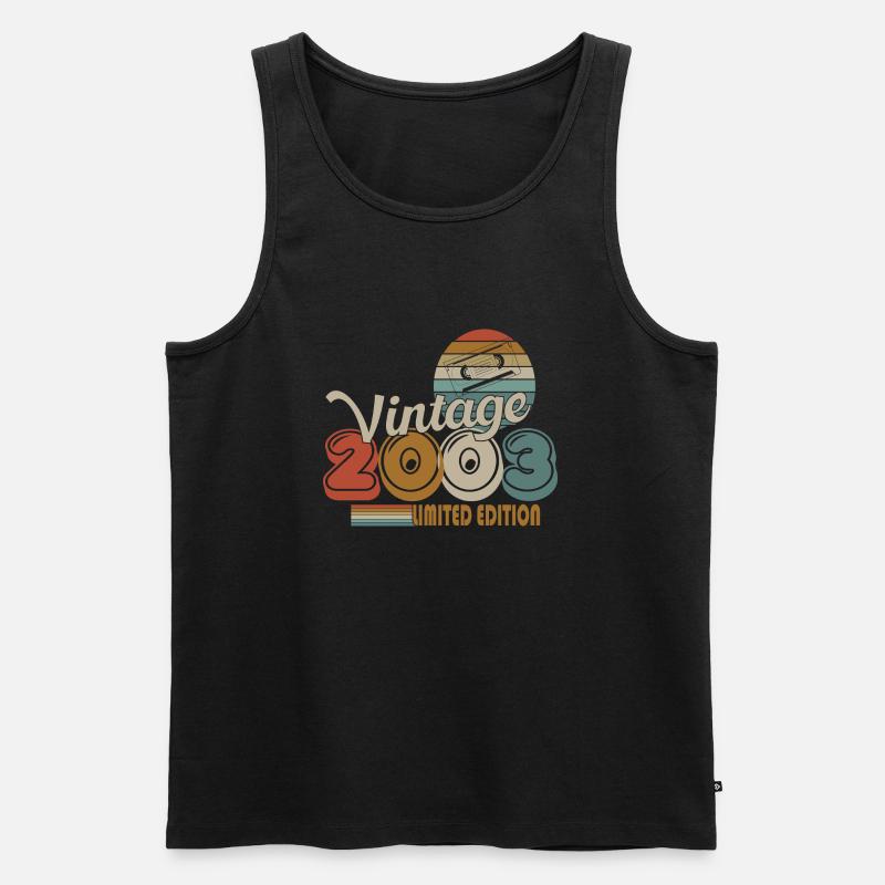 2003 - Männer Premium Bio Tank Top - Schwarz