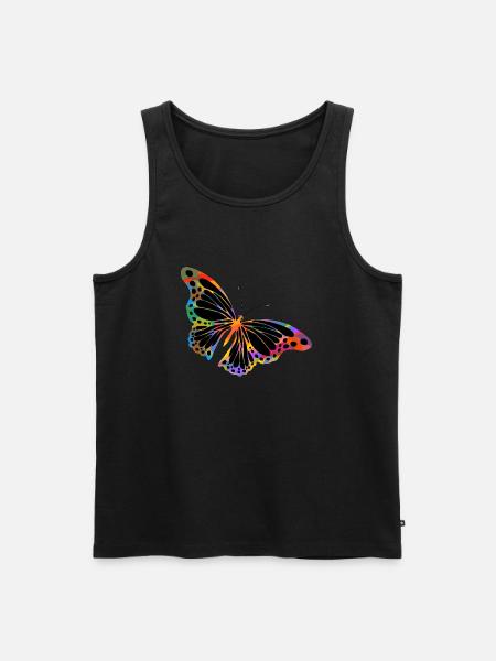 Papillon - Débardeur bio Premium Homme - noir