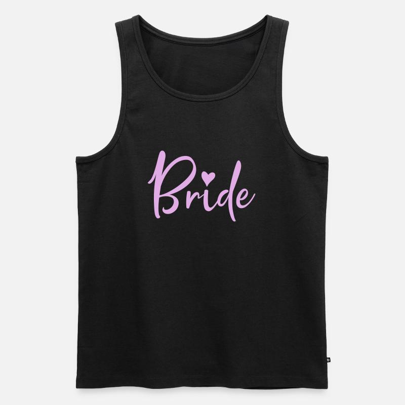bride - Männer Premium Bio Tank Top - Schwarz
