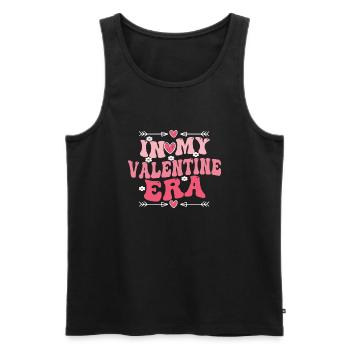 MY VALENTINE ERA - Männer Premium Bio Tank Top - Schwarz - Vorne - AI Model Male 178 light (178cm)