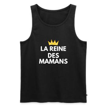 Die Königin der Mütter - Mama Geschenkidee - Männer Premium Bio Tank Top - Schwarz - Vorne - Michal (187cm)