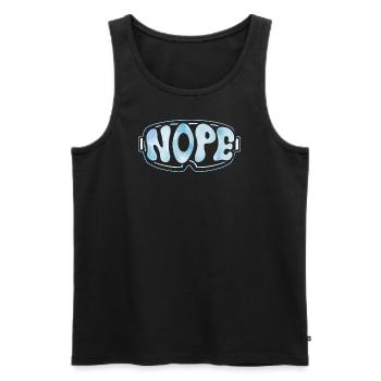 Non - Débardeur bio Premium Homme - noir - Devant - Michal (187cm)