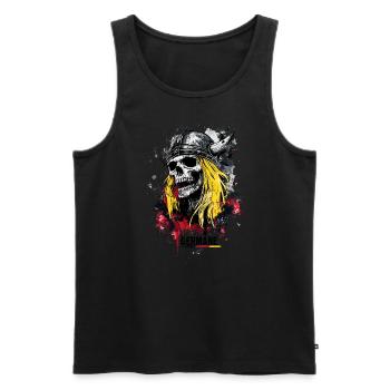 Germane Warrior Tribe German Germany Germa - Men's Premium Organic Tank Top - black - Front - AI Model Male 178 light (178cm)